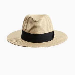 Men's Tan Fedora Hat with Black Band